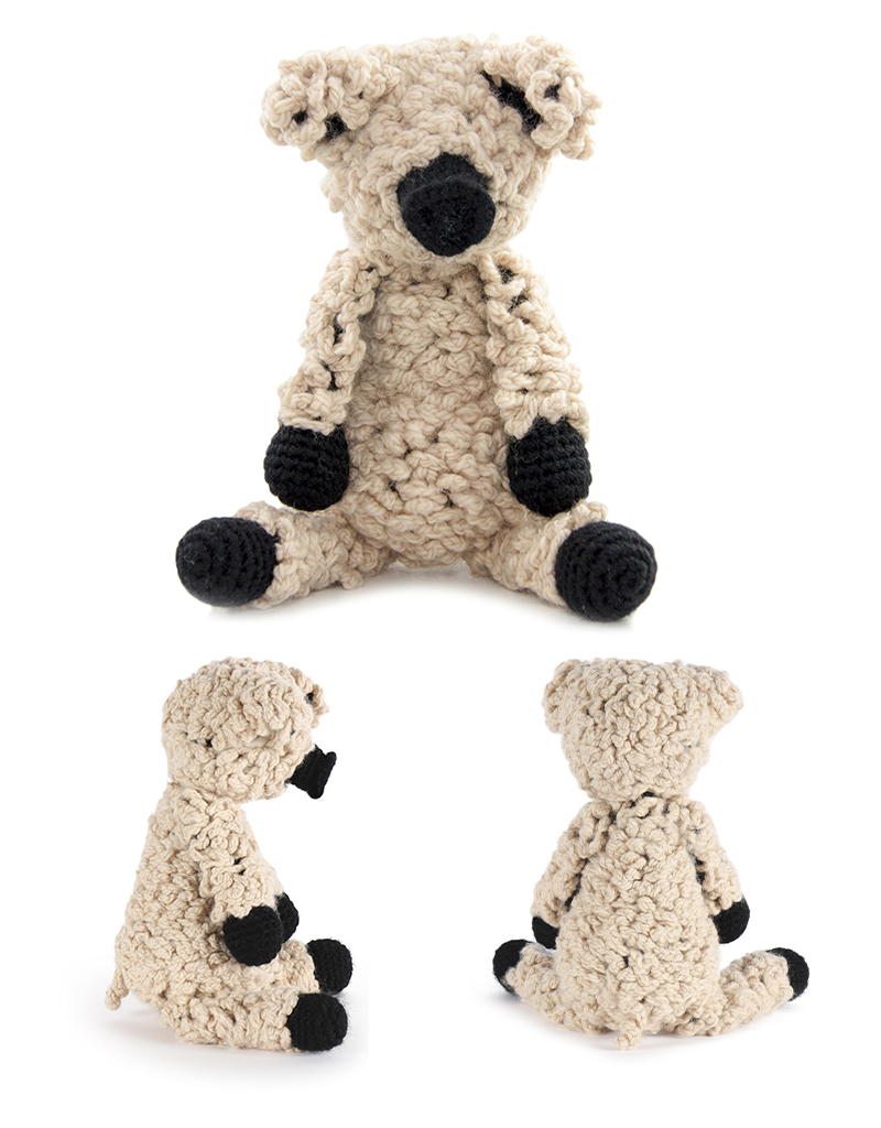 toft ed's animal barry the woolly pig amigurumi crochet